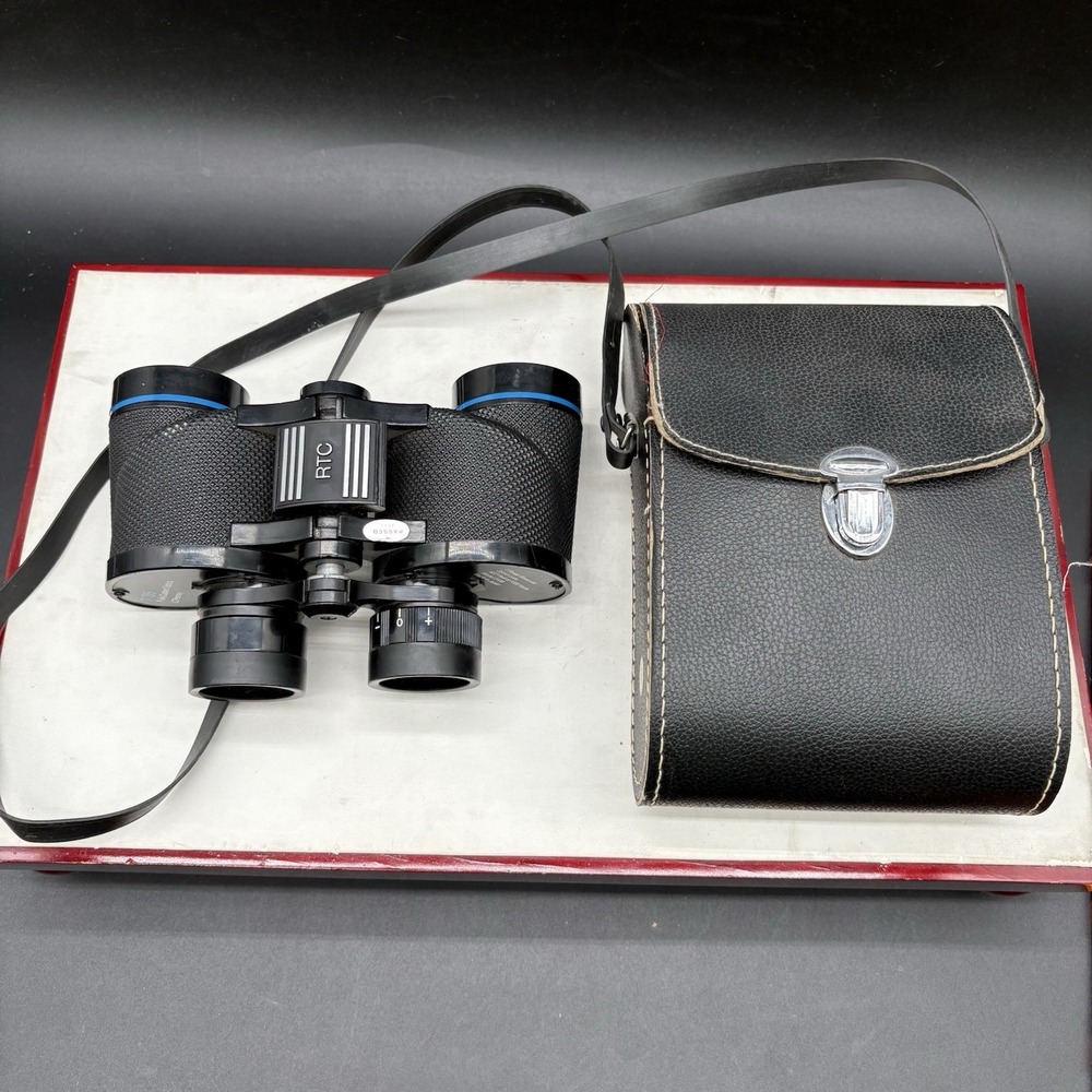 RTC JCPenney 7x35 Binoculars Fully Coated Optics Japan w/ Case Strap Tested